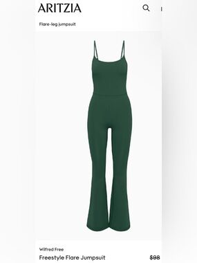Aritzia Wilfred Free Flare Jumpsuit
